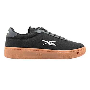 Imagem de Tênis Streetride Preto Unissex Caminhada Casual Skate Reebok, Preto, 4