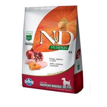 Imagem de Ração N&d Pumpkin Cães ad rm Frango, Abóbora e Romã 10,1kg - FARMINA