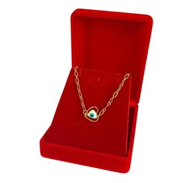 Imagem de Pulseira Infantil Banhada a Ouro Com Olho Grego Bijou Art