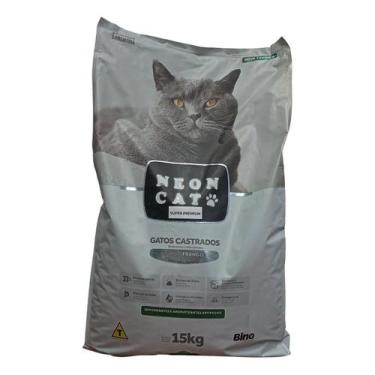 Imagem de Ração Gatos Castrados Neon Cat Frango 15kg Bino