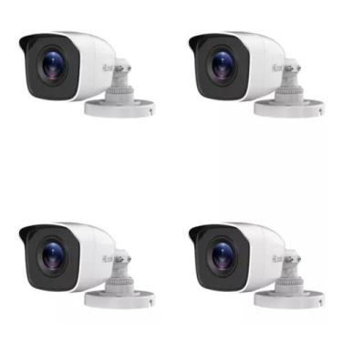 Imagem de Kit 4 Câmera 1080p 20m 2.8mm Ip66 Thc-b120-pc Hilook
