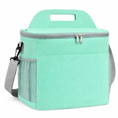 Imagem de Bolsa Térmica com Alça de Ombro para Transporte de Marmitas e Bebidas 