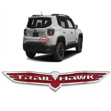 Imagem de Emblema Traseiro Letreiro Trailhawk Jeep Renegade 2015 a2020 - Naciona