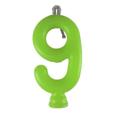 Imagem de Vela de Aniversário Neon Verde - Festcolor, 9