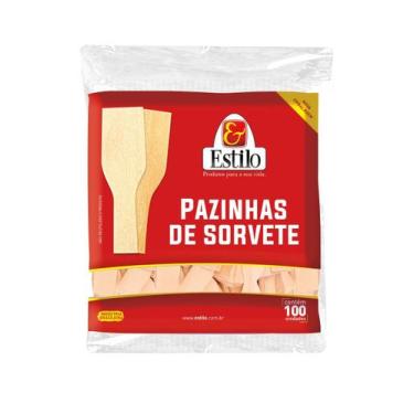 Imagem de 3.000 Pazinha para Sorvete de Madeira 6cm - Estilo