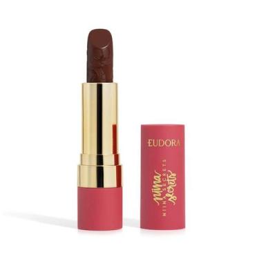Imagem de Batom Niina Secrets Soft Petals Marrom Aveludado 3,8G Eudora (novo)