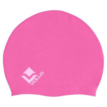 Imagem de Touca de Natação Vollo Hidroginástica Protege Cabelos Resistente e Confortável Rosa Vollo Sports