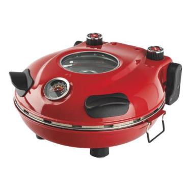 Imagem de Forno para pizza vermelho 127 v davvero - IMELTRON, 110V