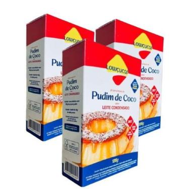 Imagem de Pudim de Coco Sabor Leite Condensado com Calda Pronta Zero Açúcar Lowç