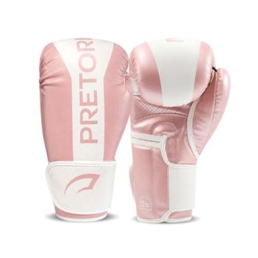 Imagem de Conjunto Luva Pretorian Boxe Muay Thai Strike Feminino Rosa -, Rosa, B