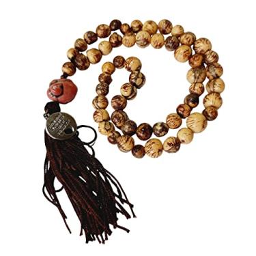 Imagem de Japamala 54 Contas Semente de Açaí Ho'Oponopono (Natural)