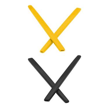 Imagem de Mryok 2 pares de pares de meias de substituição para óculos Oakley W Square Wire – Amarelo e preto