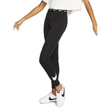 Imagem de Nike Leggings femininas esportivas de cintura alta Swoosh