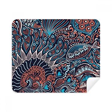 Imagem de Pano de limpeza de peixe, textura sem costura, 2 peças, tecido de camurça