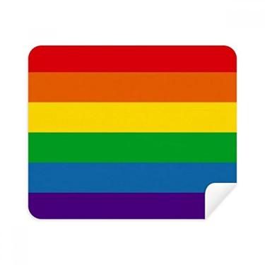 Imagem de Rainbow Gay Bisexuals LGBT Pano de limpeza Limpador de tela 2 peças Tecido de camurça