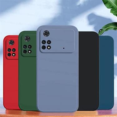 Imagem de Capa Case Aveludada Internamente Para Xiaomi Poco X4 PRO 5G Cor:Preto