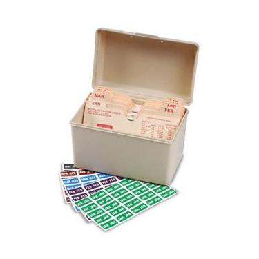 Imagem de Smead® Etiqueta de arquivo com aba de extremidade mensal, FLDR, ASST MOS, 3M/BX (pacote com 2)