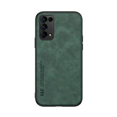 Imagem de Kepuch Silklike Capa para Oppo Reno 5 5G/Reno 5K/Find X3 Lite - Case Placa de Metal Embutida para Oppo Reno 5 5G/Reno 5K/Find X3 Lite - Verde