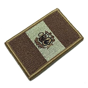 Imagem de BP0028V04 Bandeira Peru Patch Bordado Fecho Contato