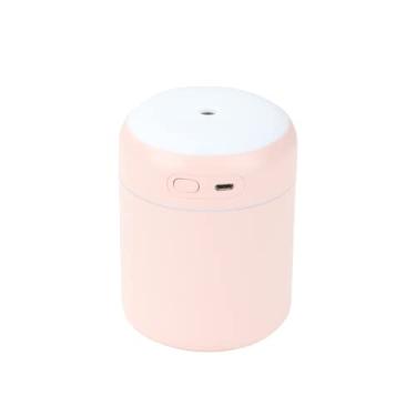 Imagem de Mini Umidificador de Ar Difusor USB com Led Portátil Rosa