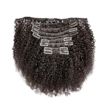 Imagem de Cabelo Humano Crespo com Tic-Tac Textura Coily Castanho Escuro De Benguela (100g) (50cm)