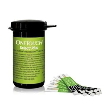 Imagem de Onetouch Select Plus C/100 Tiras Reagentes (L100/P75) - Onetouch Selec