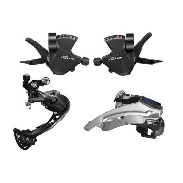 Imagem de Grupo Kit Alavanca e Câmbios Shimano Altus 27V 3x9 P Cassete