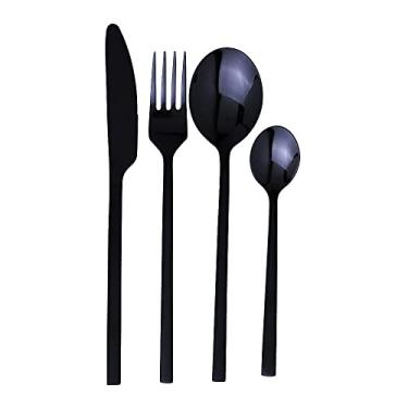 Imagem de Faqueiro Duo Oslo Preto com 16 Peças - A/casa