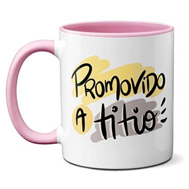 Imagem de Caneca Promovido A Titio Presente Tio Coruja Sobrinho (Rosa)