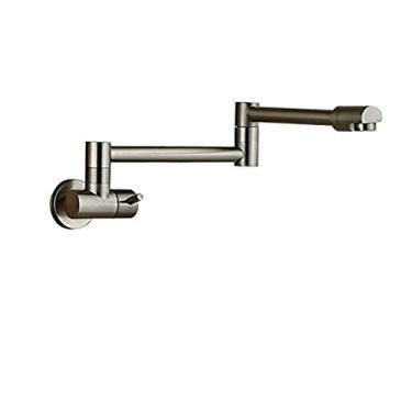 Imagem de Torneira de cozinha de banheiro com dois manípulos Torneira de lavatório dobrável de água fria Torneira de cozinha com guindaste de água fria, B1