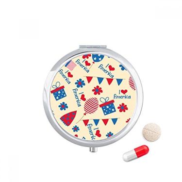 Imagem de USA Candy Gift Festival Flower Love Heart Pill Case Pocket Medicine Storage Box Dispenser