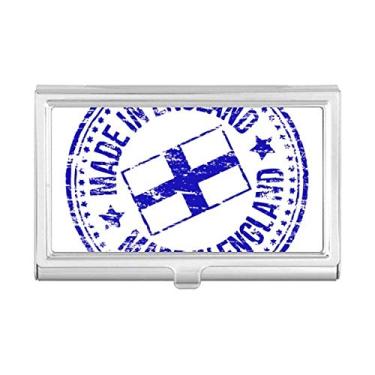 Imagem de Feito no Reino Unido, Bandeira do Marco da Inglaterra, Porta-cartões de visita