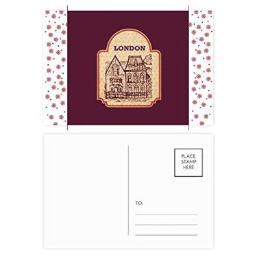 Imagem de Carimbo de Londres do Reino Unido, Natal, Natal, Celebração, Cartão postal Blessing Card