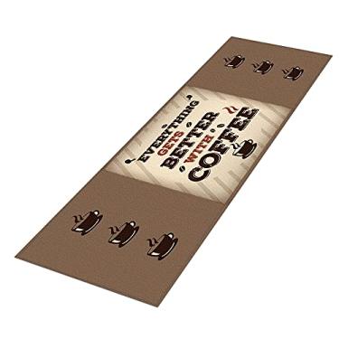 Imagem de Tapete Passadeira de Cozinha Better Coffee Antiderr-50 x 160