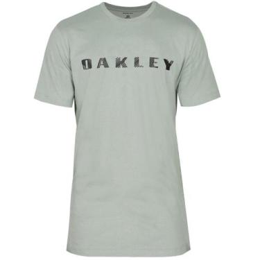 Imagem de Camiseta Oakley Masc Mod Bark Pattern Cinza