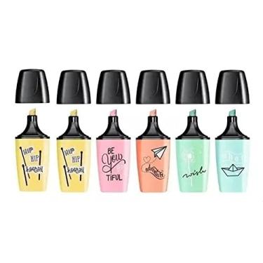 Imagem de Kit 6 Mini Pastel Love Stabilo: Cores suaves e vibrantes para desenhos e anotações explore a sua criatividade