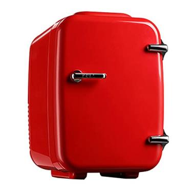 Imagem de Mini refrigerador termoelétrico portátil de 4 litros e aquecedor para cuidados com a pele, refrigerador de beleza ecologicamente correto para alimentos, medicamentos, cosméticos, leite materno, remédi