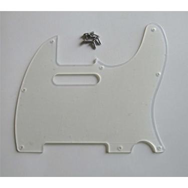 Imagem de KAISH Placa de raspar para guitarra Clear 8 Hole Tele serve nos EUA/Mexican Fender Telecaster