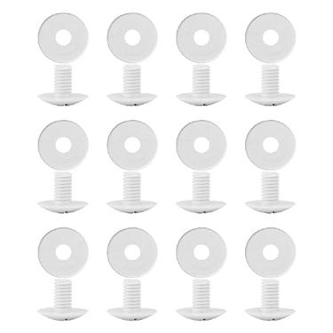 Imagem de 6/12 peças C55 Parafusos de roda de plástico arruelas limpador de piscina peças de reposição para limpador de piscina 180/280 conjunto de ferramentas multifuncional branco para 180/280 parafusos