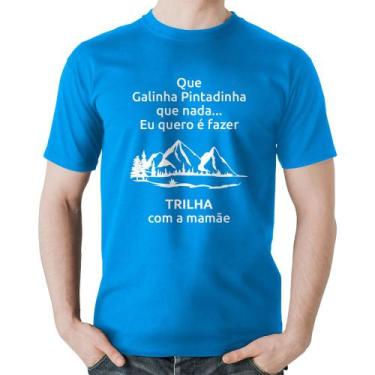 Imagem de Camiseta Algodão Trilha Com A Mamãe Trekking - Foca Na Moda