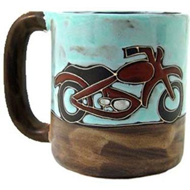 Imagem de Caneca Mara Stoneware – Motocicletas – 473 ml