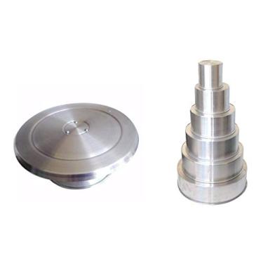 Imagem de Formas Redondas 6 Pç Altas Para Bolo + Bailarina 40cm