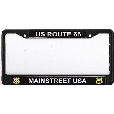 Imagem de Moldura para placa de carro Route 66 Mainstreet USA