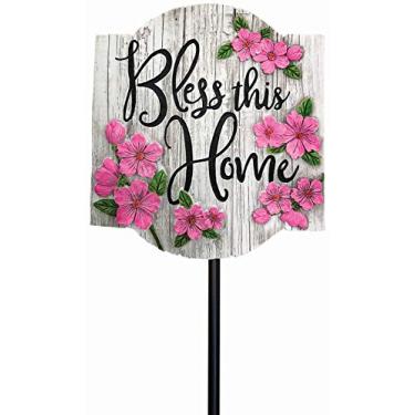 Imagem de Spoontiques Estaca de jardim 21230 Bless This Home, multicolorido