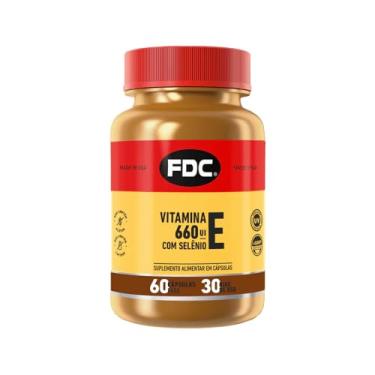 Imagem de FDC Vitamina E 660 UI + Selênio - 60 Cápsulas