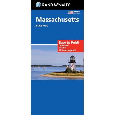 Imagem de Rand McNally Easy to Fold: Massachusetts State Laminated Map