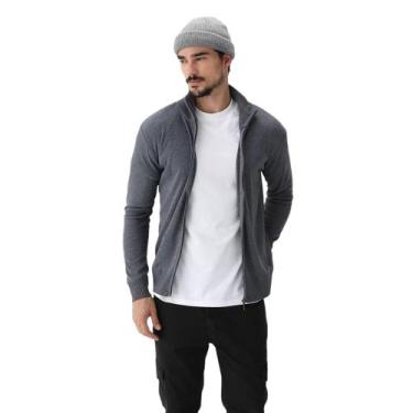 Imagem de Blusa De Frio Suéter Tricot Masculina Com Zíper Broken Rules