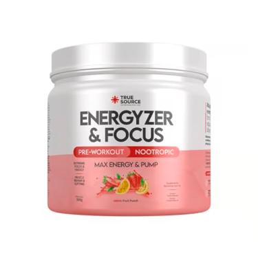 Imagem de Pré Treino Energyzer & Focus - Sabor Fruit Punch 360g - True Source