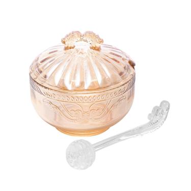 Imagem de Meleira de Cristal Ecológico com Pegador Imperial Âmbar 12cm x 11,5cm - Lyor