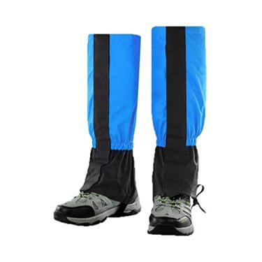 Imagem de Luwint – Calça infantil à prova d'água para crianças com suporte de proteção para escalada e caminhadas para meninos e meninas de 6 a 12 anos, Azul, Small